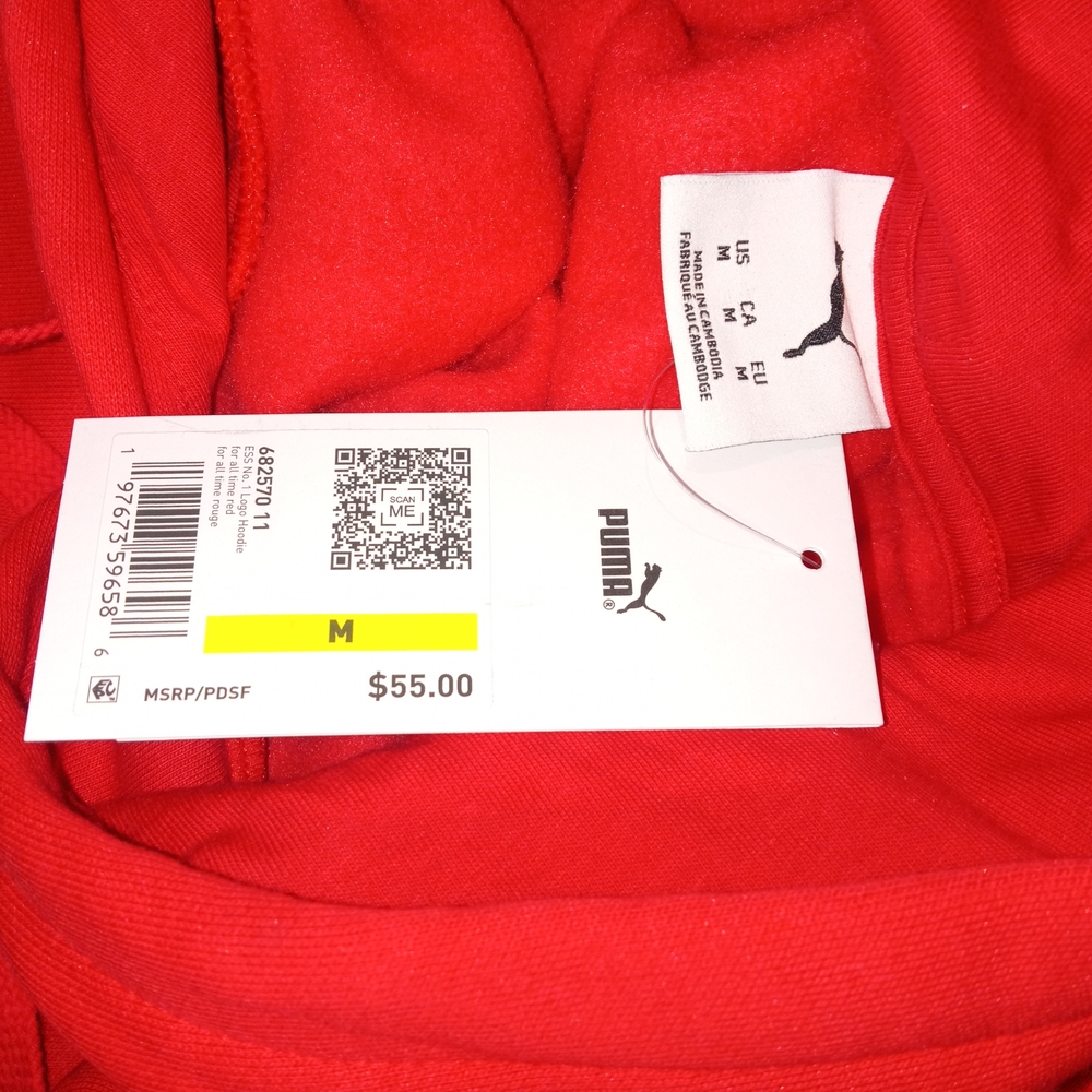 PUMA Men's Red Hoodie - Picture 7 of 8